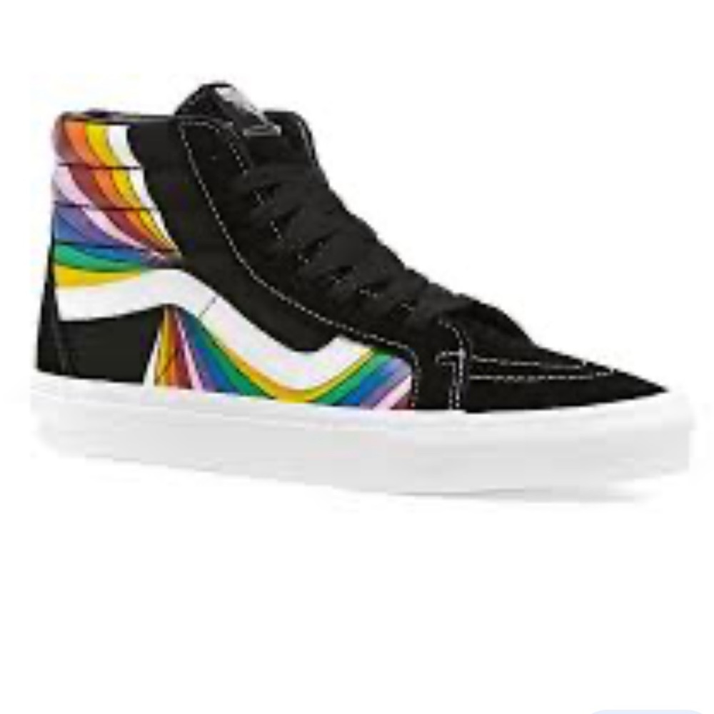 VANS Hi Top Rainbow sneakers sz 7.5